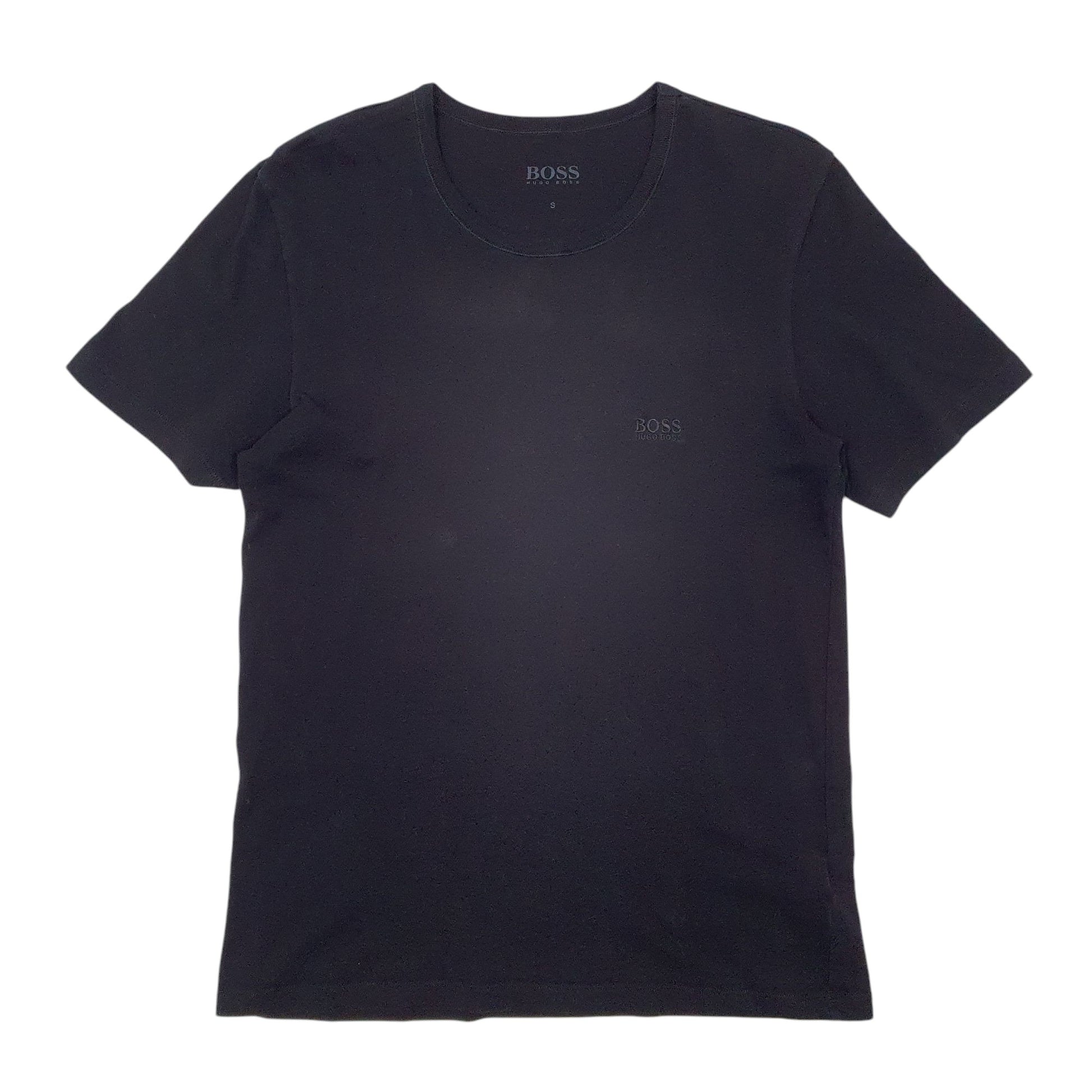 Mens Black Hugo Boss  Short Sleeve T Shirt