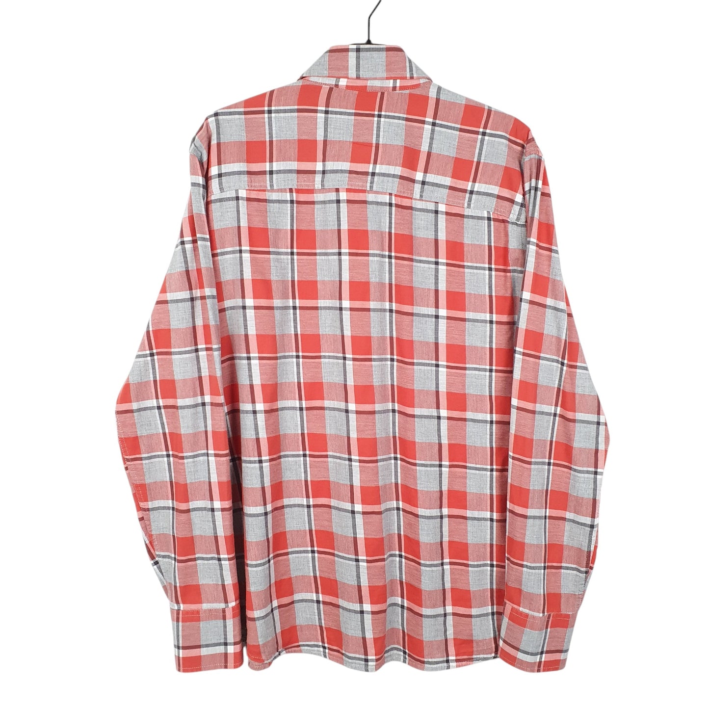Mens Red Quba & Co Spinnaker Long Sleeve Shirt