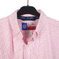 Mens Pink Wrangler Floral Cowboy Cut Collection Long Sleeve Shirt