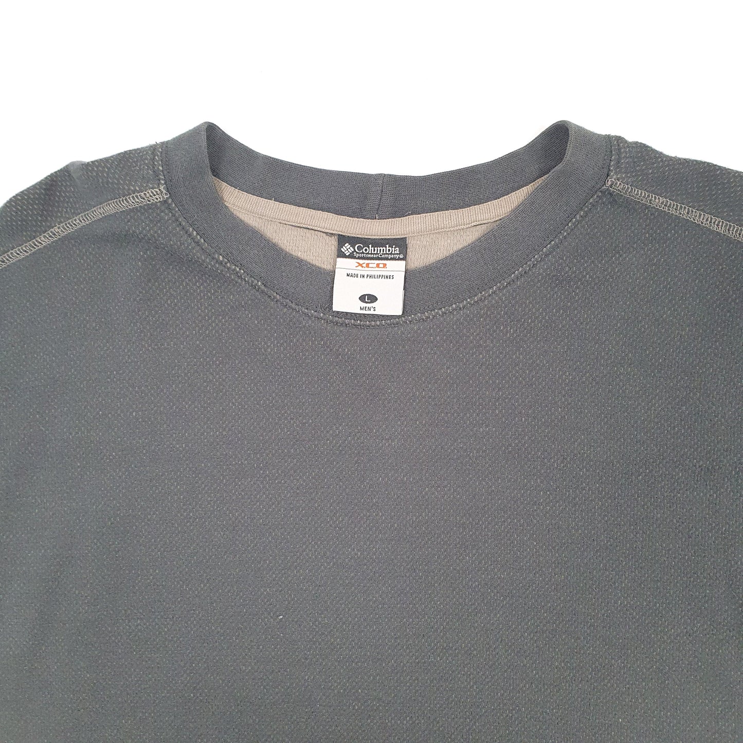 Mens Grey Columbia Sportswear XCR Baselayer Long Sleeve T Shirt
