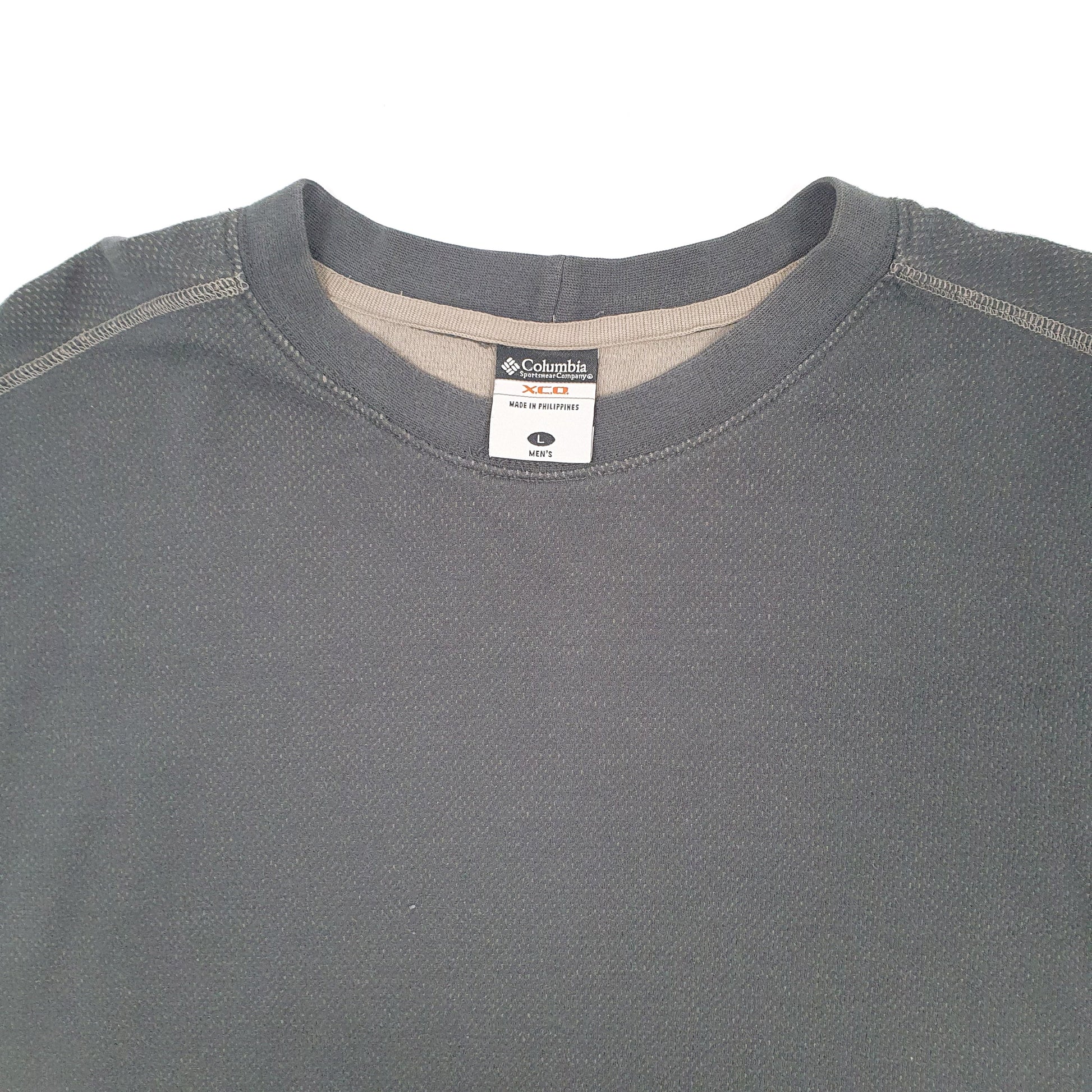 Mens Grey Columbia Sportswear XCR Baselayer Long Sleeve T Shirt