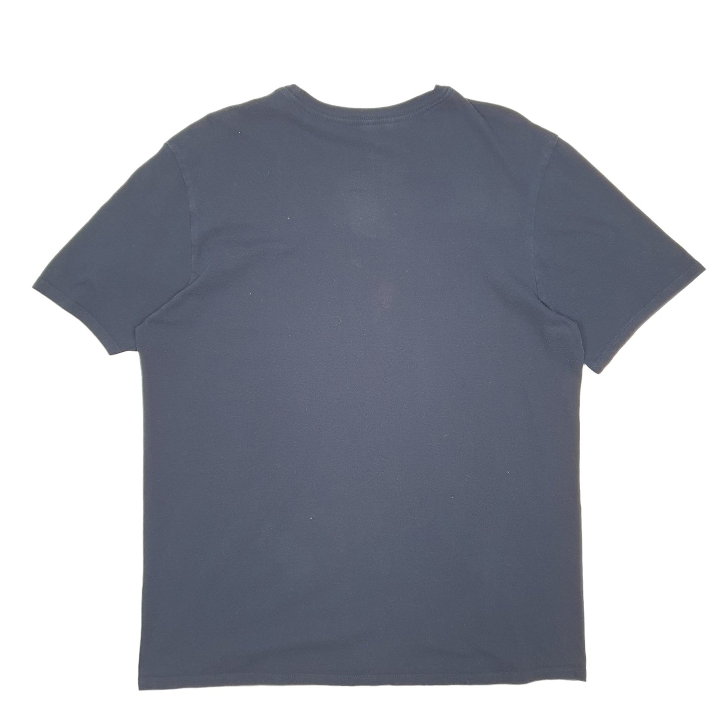 Mens Navy Nike Big Swoosh Short Sleeve T Shirt