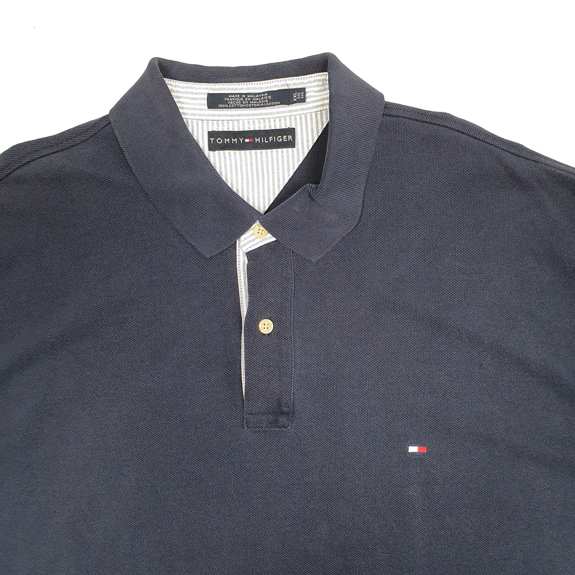Mens Navy Tommy Hilfiger  Short Sleeve Polo Shirt