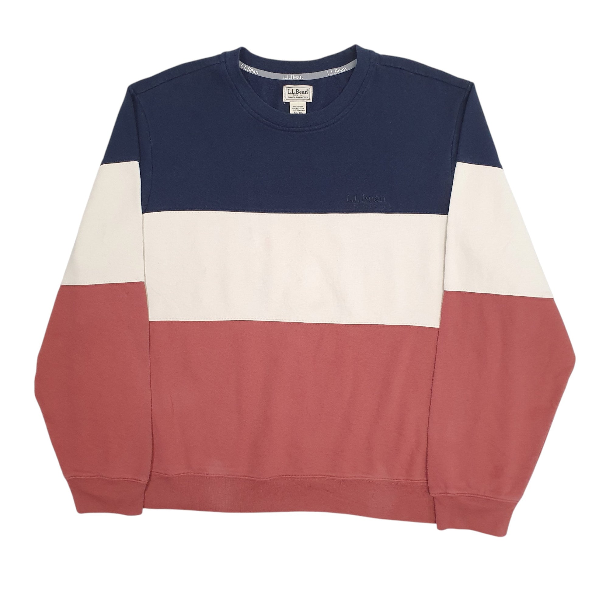 Mens Red L.L.Bean Vintage 90s 00s Crewneck Jumper