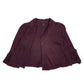 Womens Burgundy Courtenay  Full Zip Coat