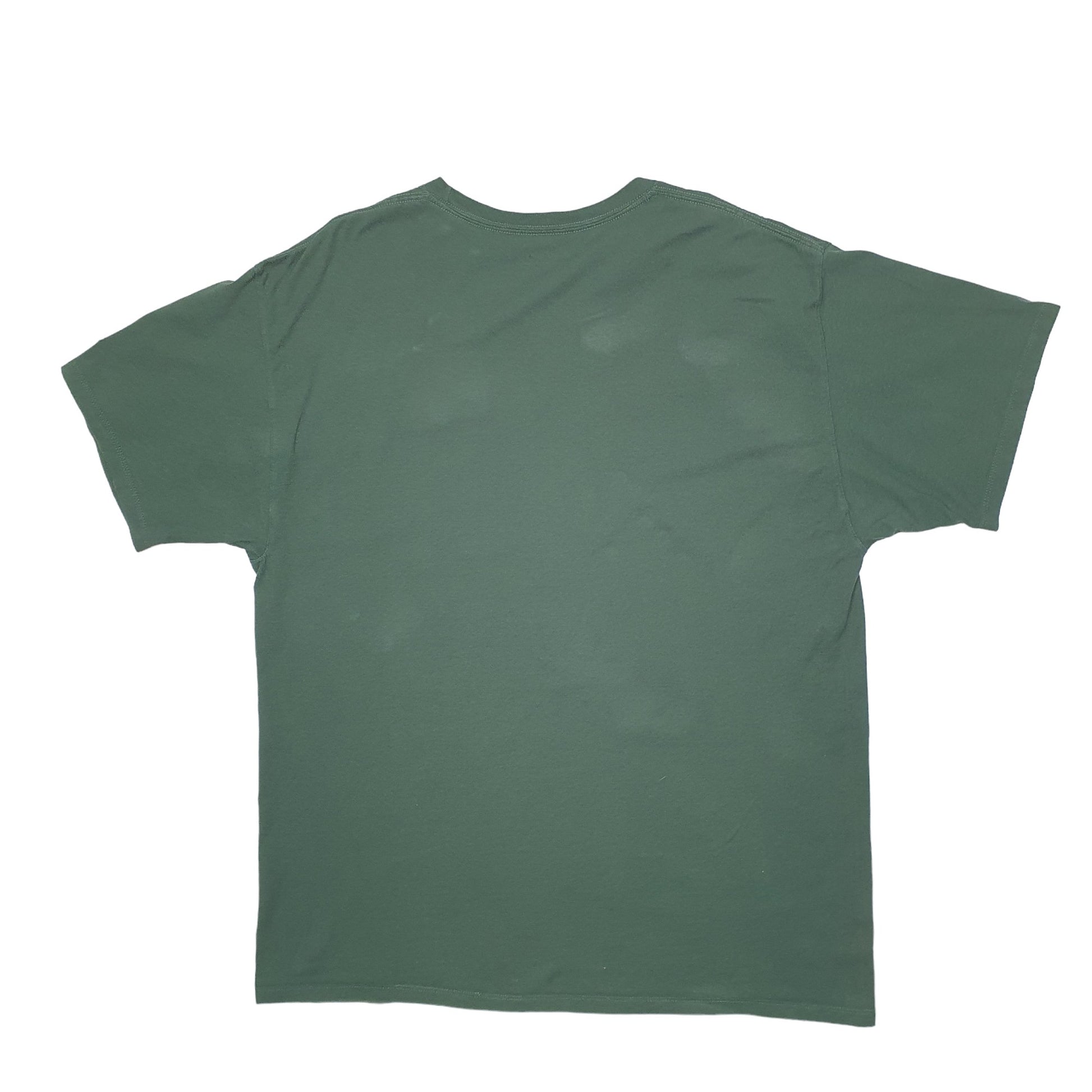 Mens Green Champion Spellout Short Sleeve T Shirt