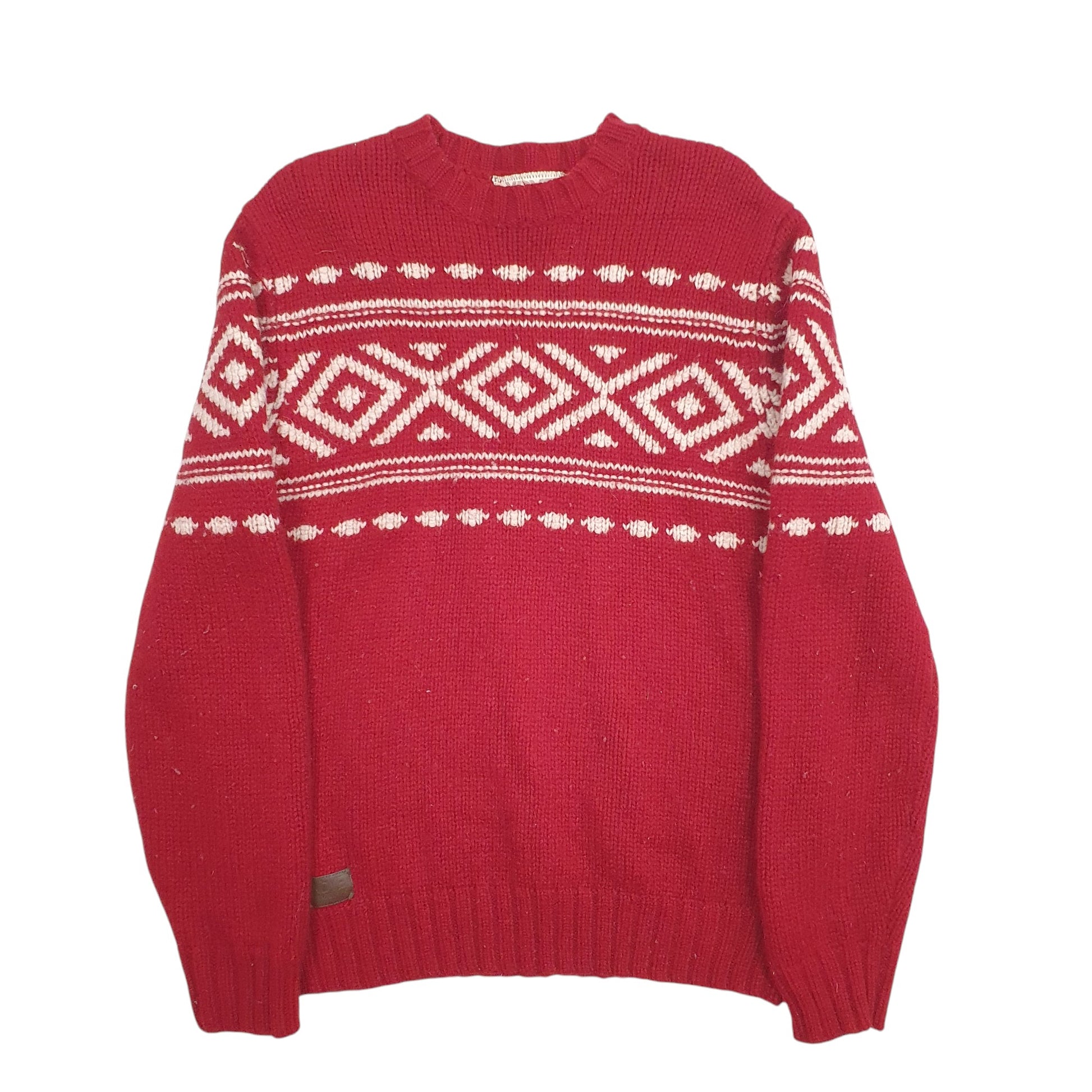 Womens Red XDye  Crewneck Jumper