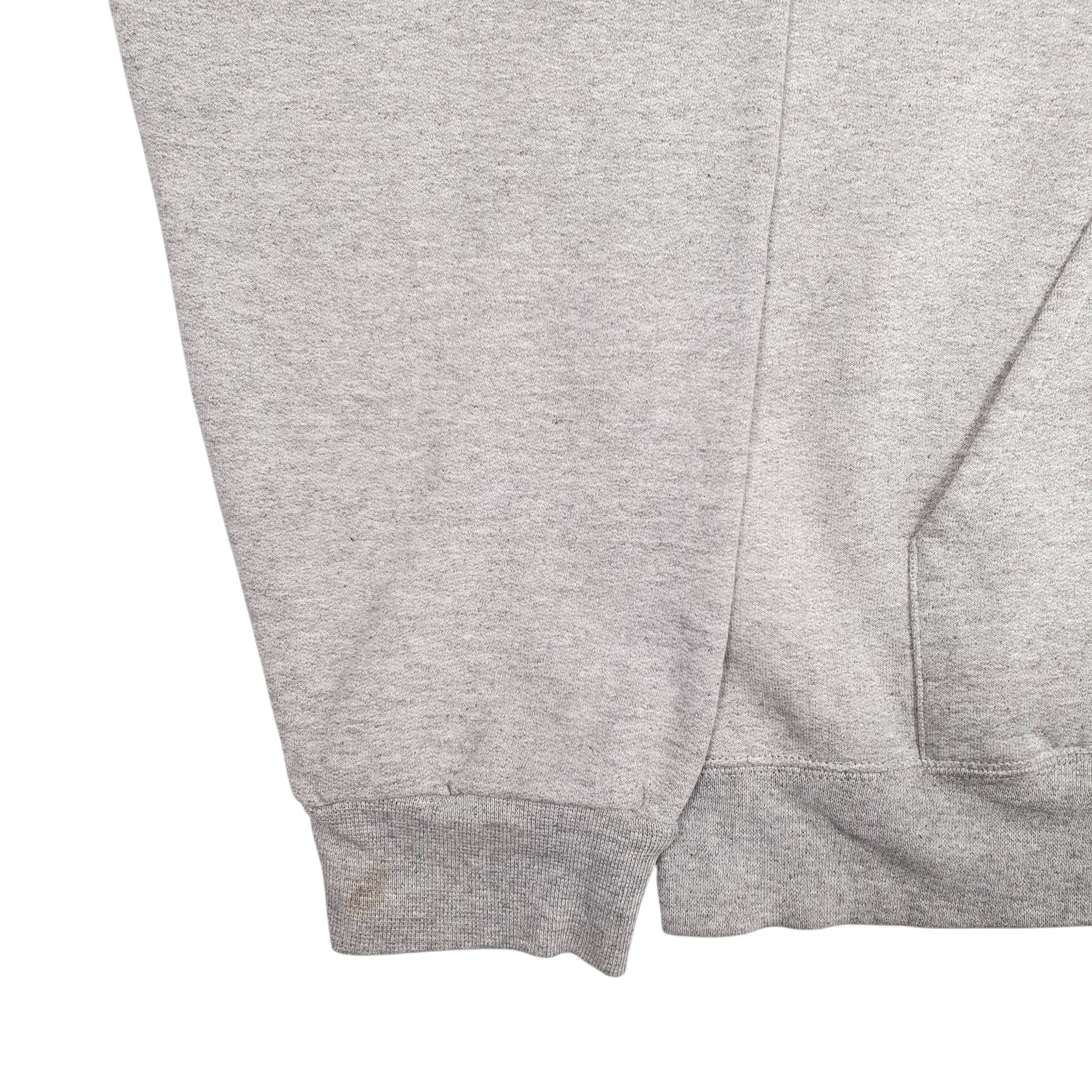 Mens Grey Champion Boxing Spellout Hoodie Jumper