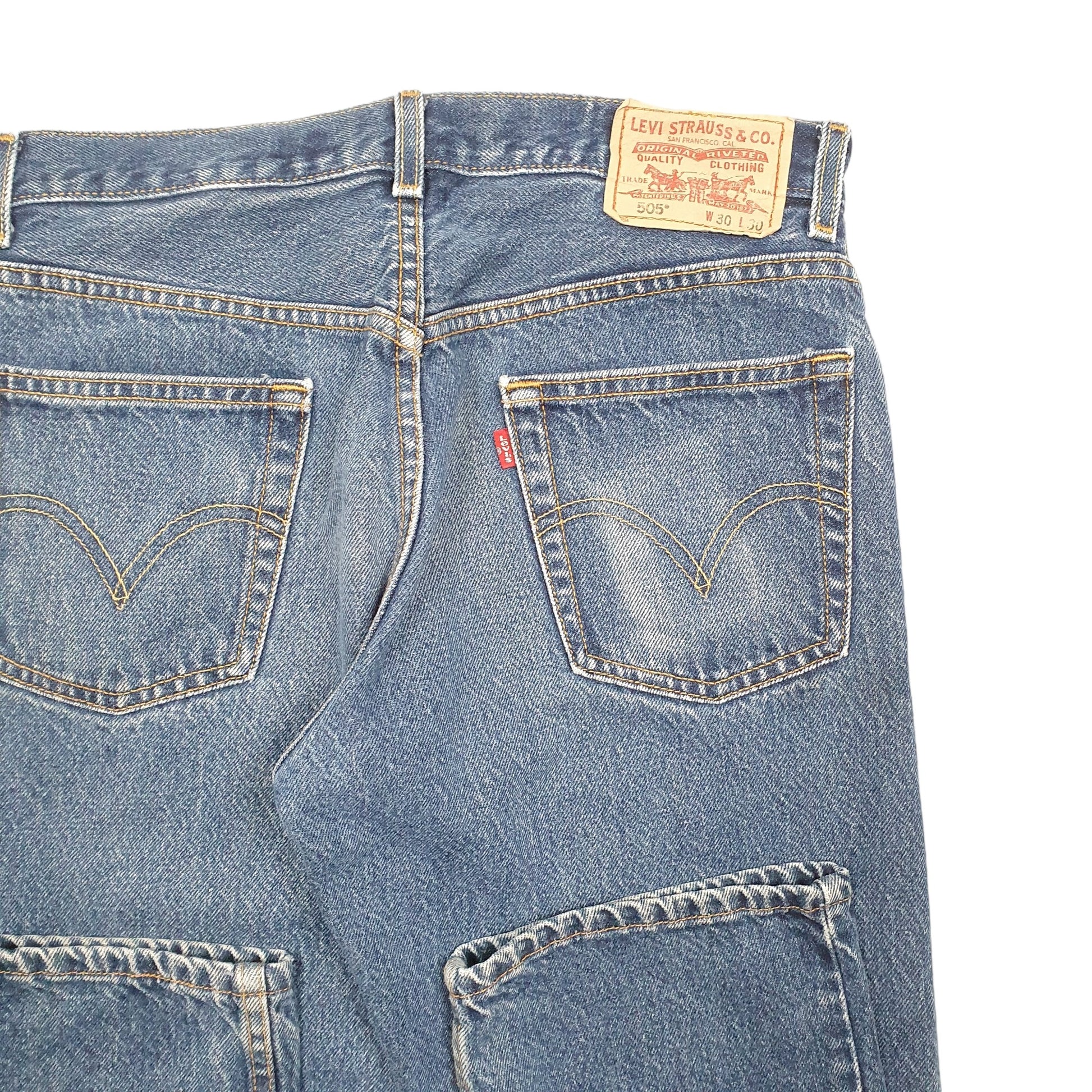 Mens Blue Levis  505 JeansW30 L30