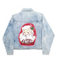 Womens Blue Billblass Jeans Christmas Santa Clause  Coat