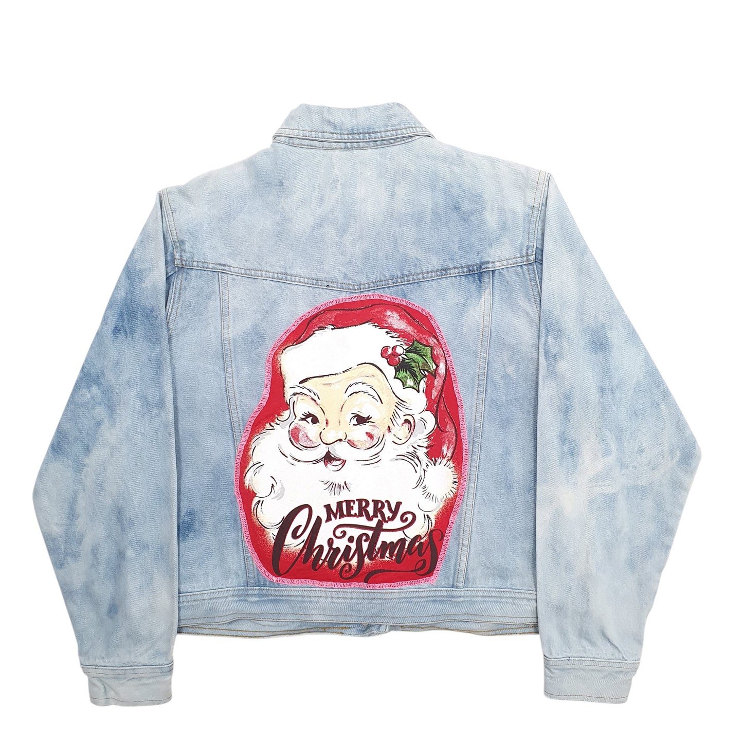 Womens Blue Billblass Jeans Christmas Santa Clause  Coat