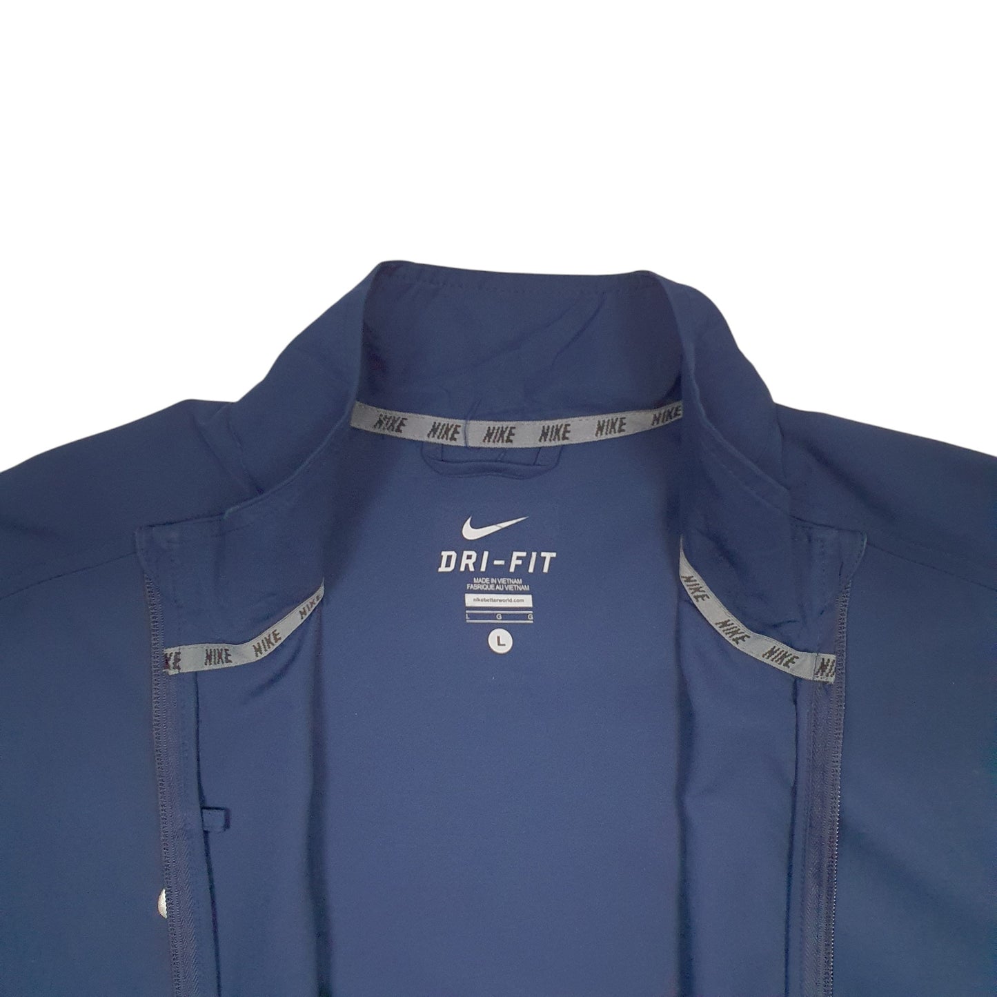 Mens Navy Nike Dri-Fit  Coat