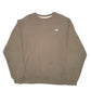 Mens Khaki Champion  Crewneck Jumper