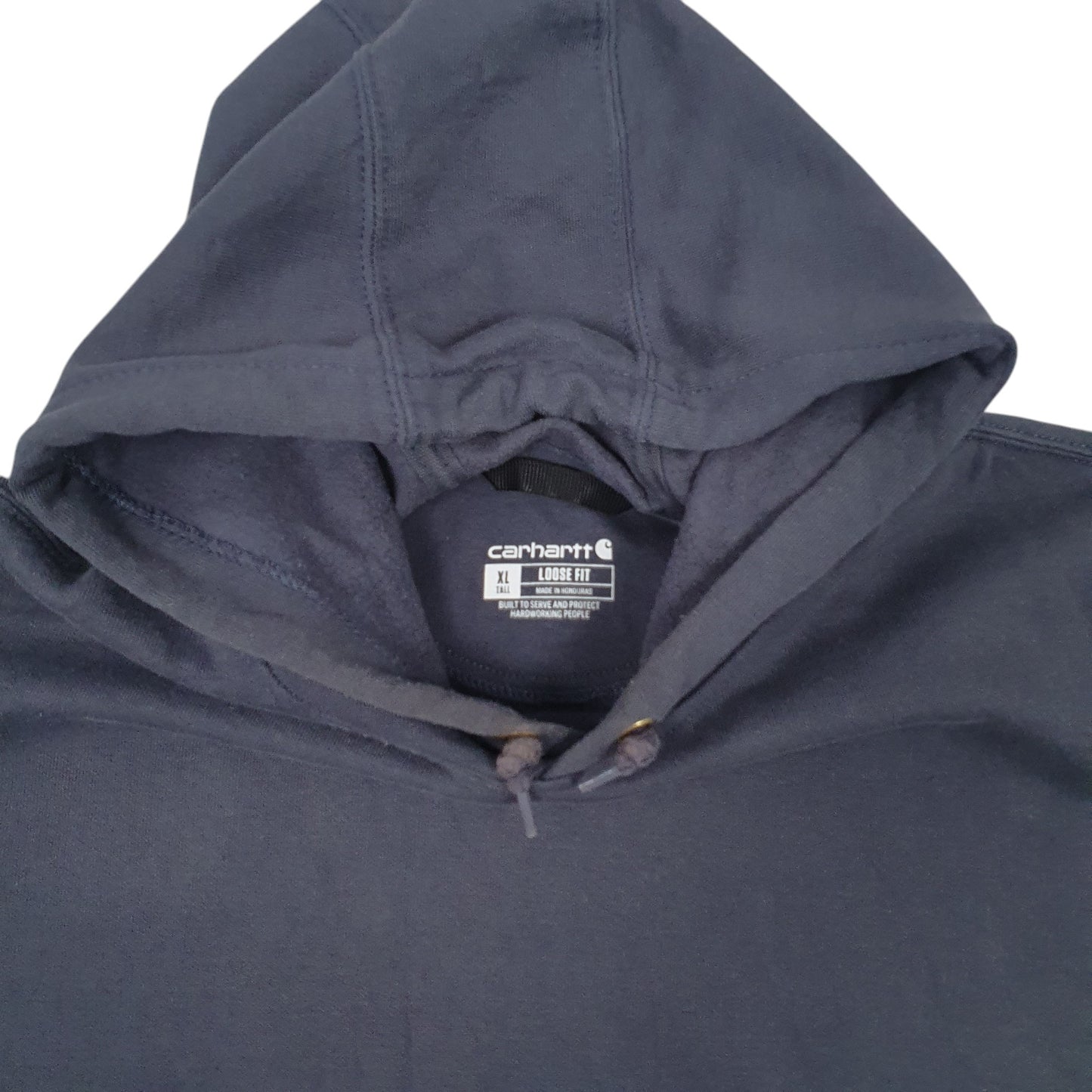 Mens Navy Carhartt Loose Fit Hoodie Jumper