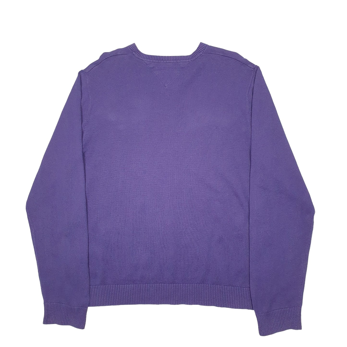 Mens Purple Tommy Hilfiger Knit Crewneck Jumper