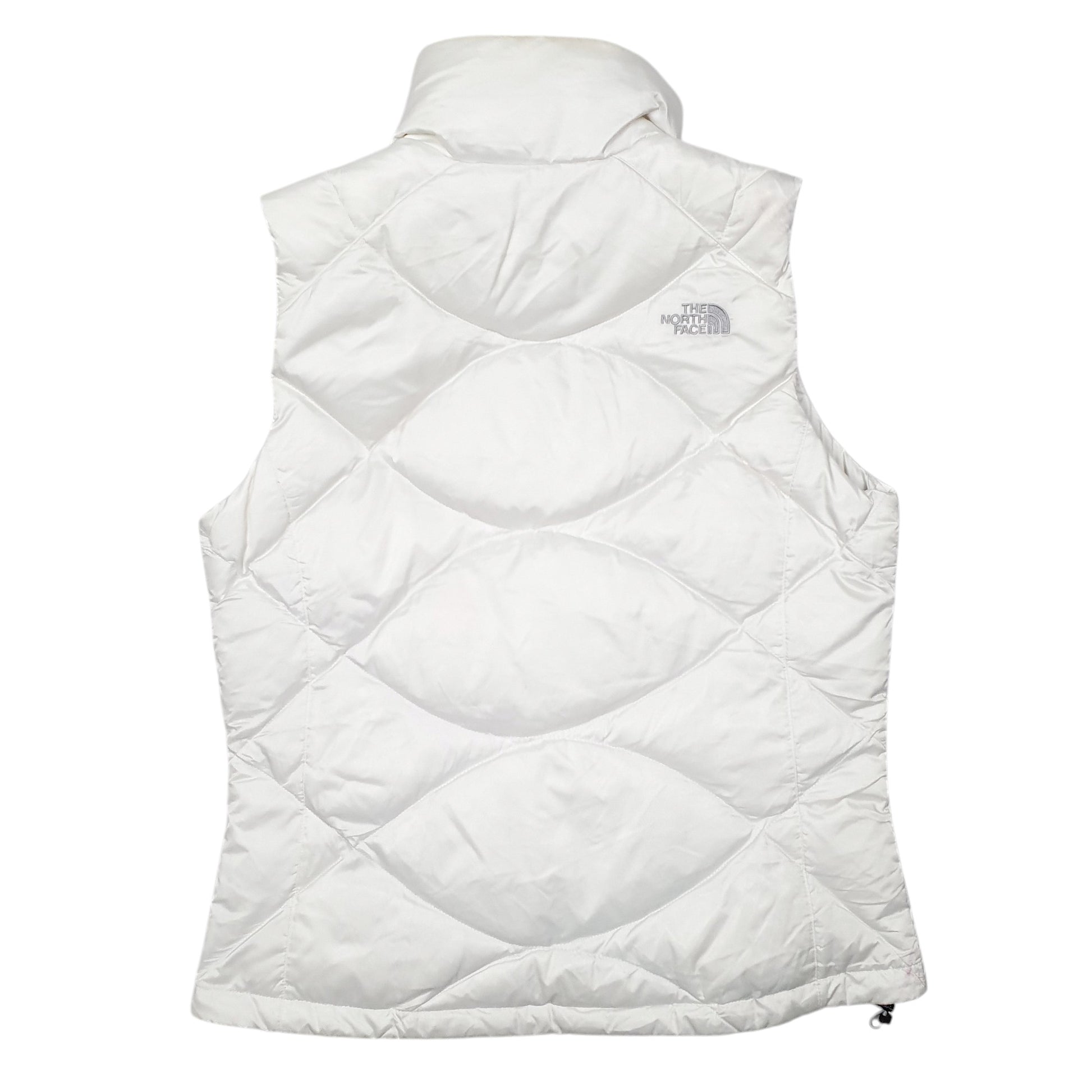 Womens White The North Face Goose Puffer Vest 550  Coat