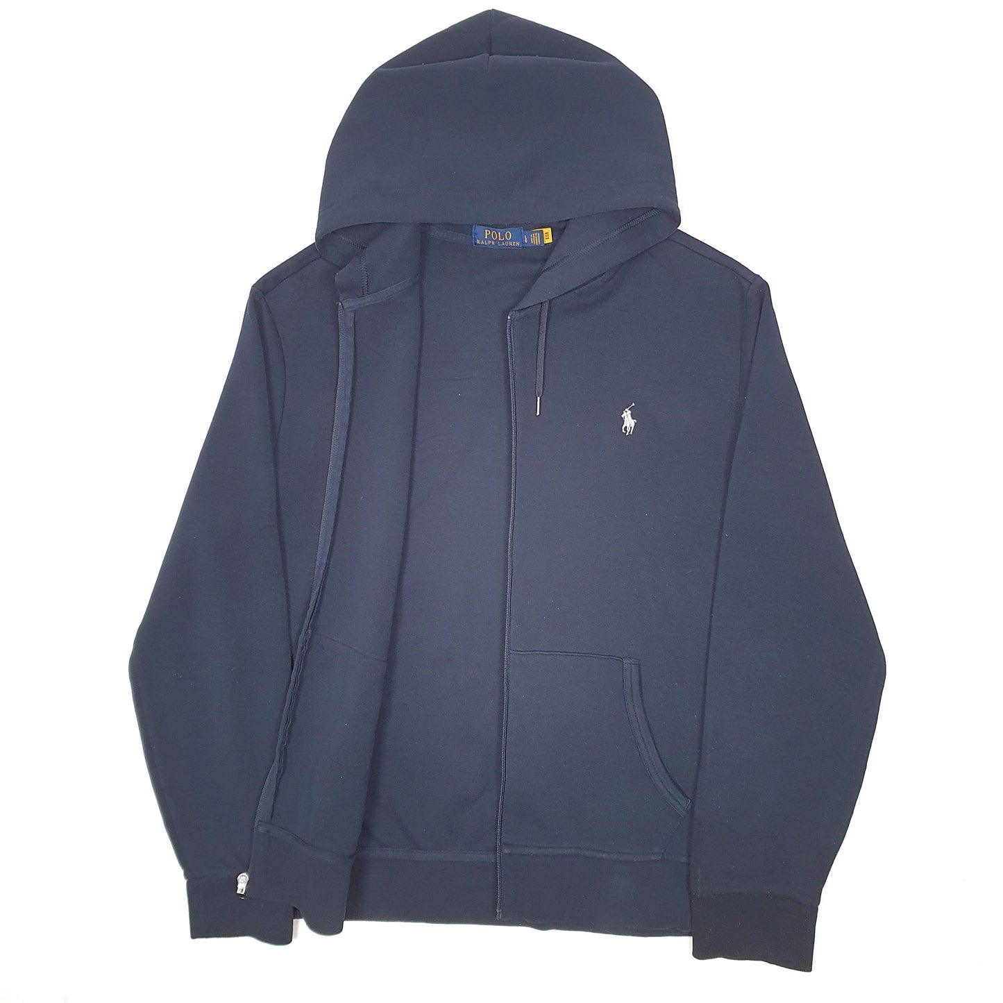 Mens Navy Polo Ralph Lauren Hoodie Full Zip Jumper