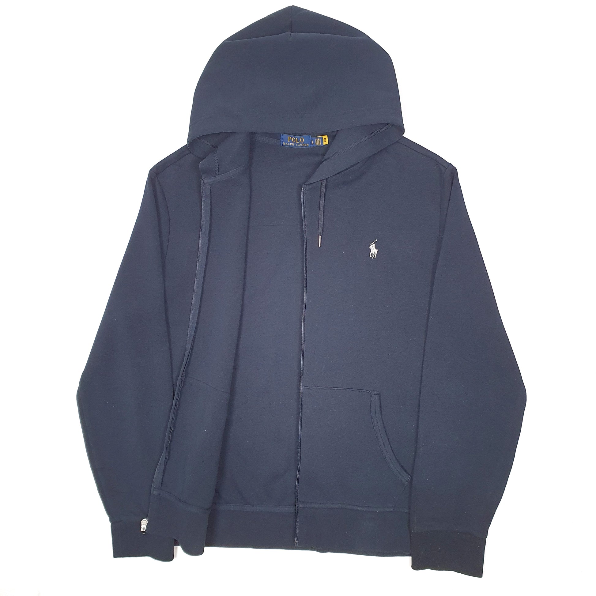 Mens Navy Polo Ralph Lauren Hoodie Full Zip Jumper