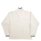 Mens Cream Adidas  Quarter Zip Jumper