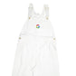 Mens White Dickies Painters Denim Overalls Bib Google Dungaree Trousers