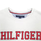 Womens White Tommy Hilfiger Spellout Crewneck Jumper