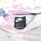 Mens White Nike Tie Dye Hoodie Jumper
