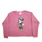 Womens Pink Disney Minnie Mouse Crewneck Jumper