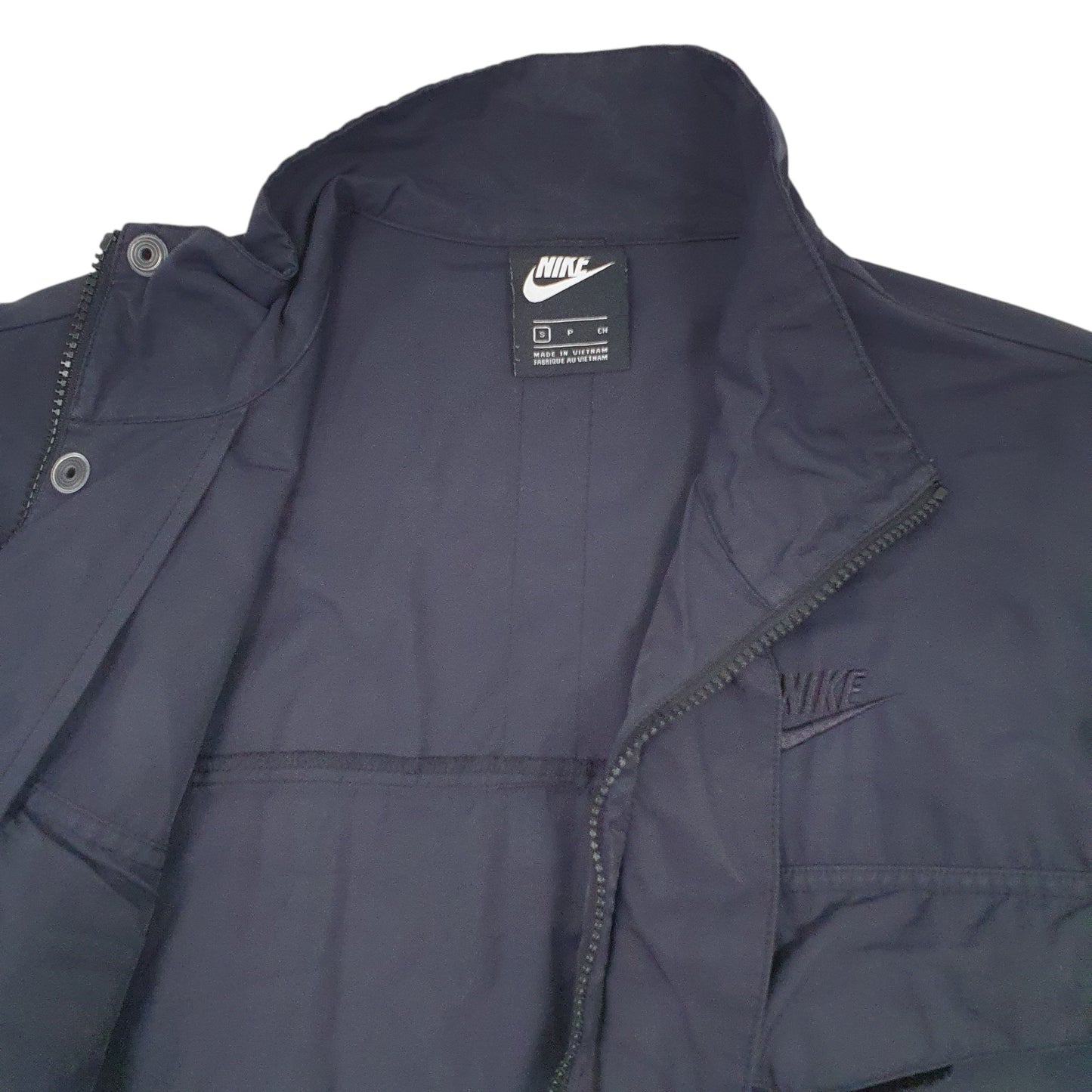 Mens Navy Nike   Coat