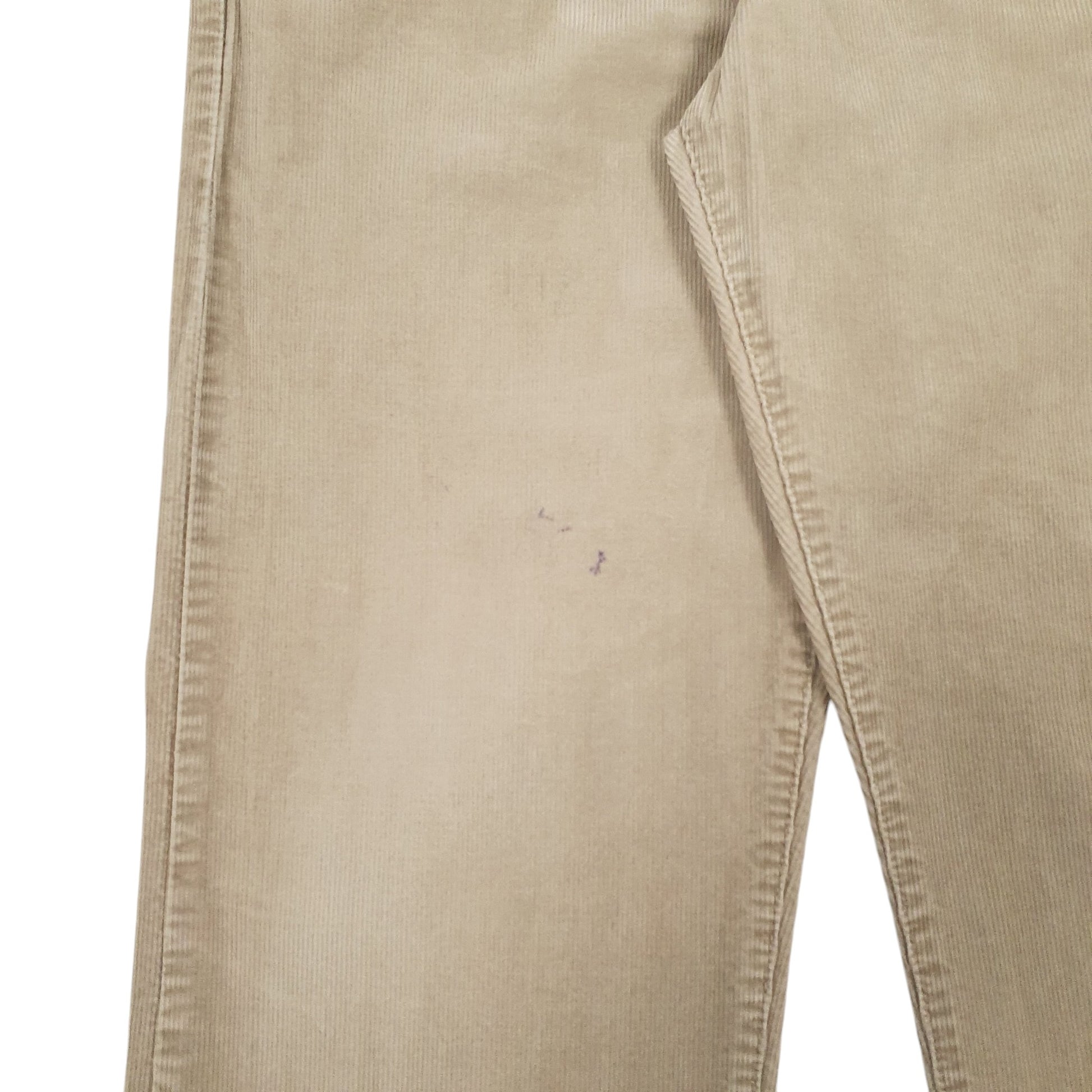 Mens Beige Levis  Corduroy Trousers