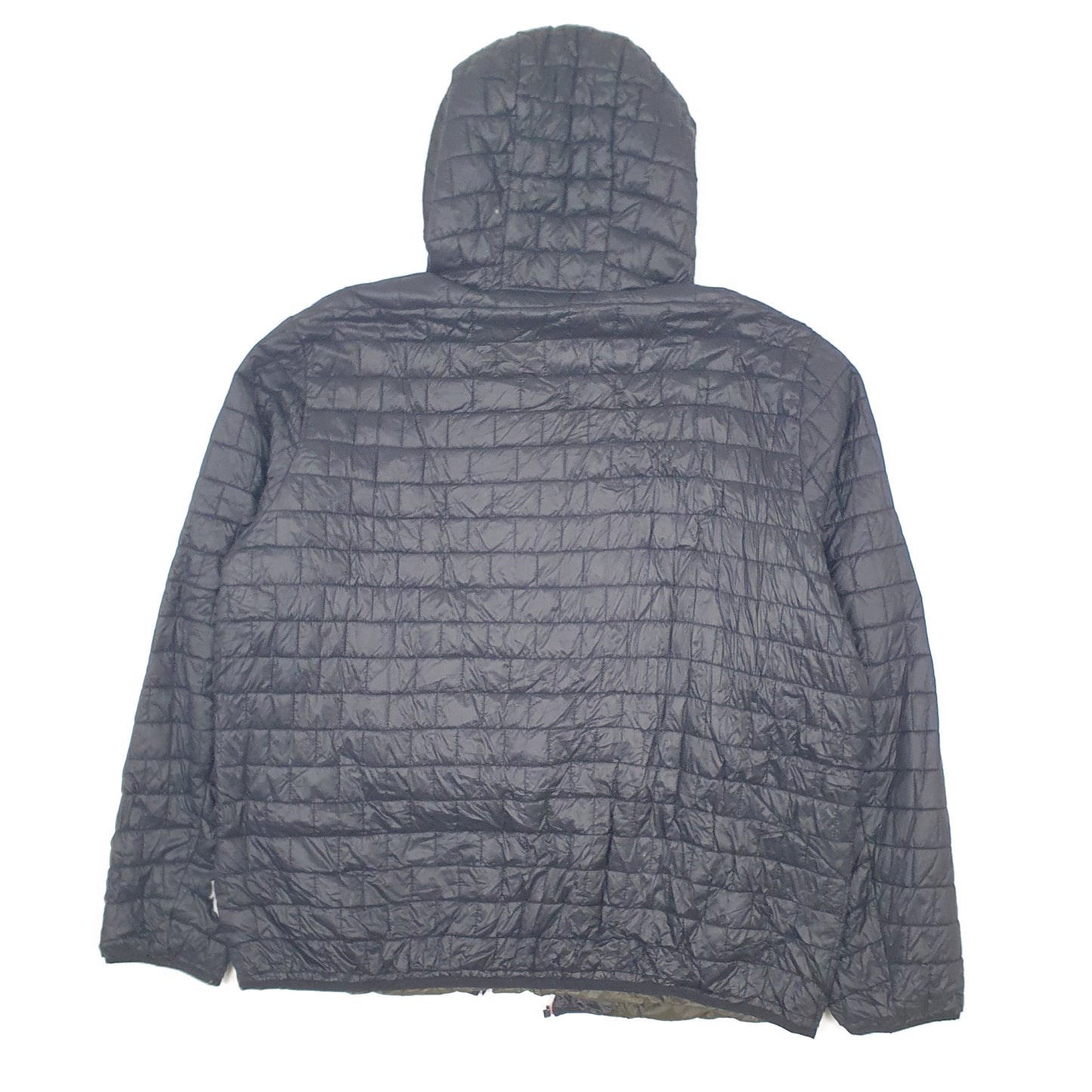 Mens Black Tommy Hilfiger Hooded  Coat