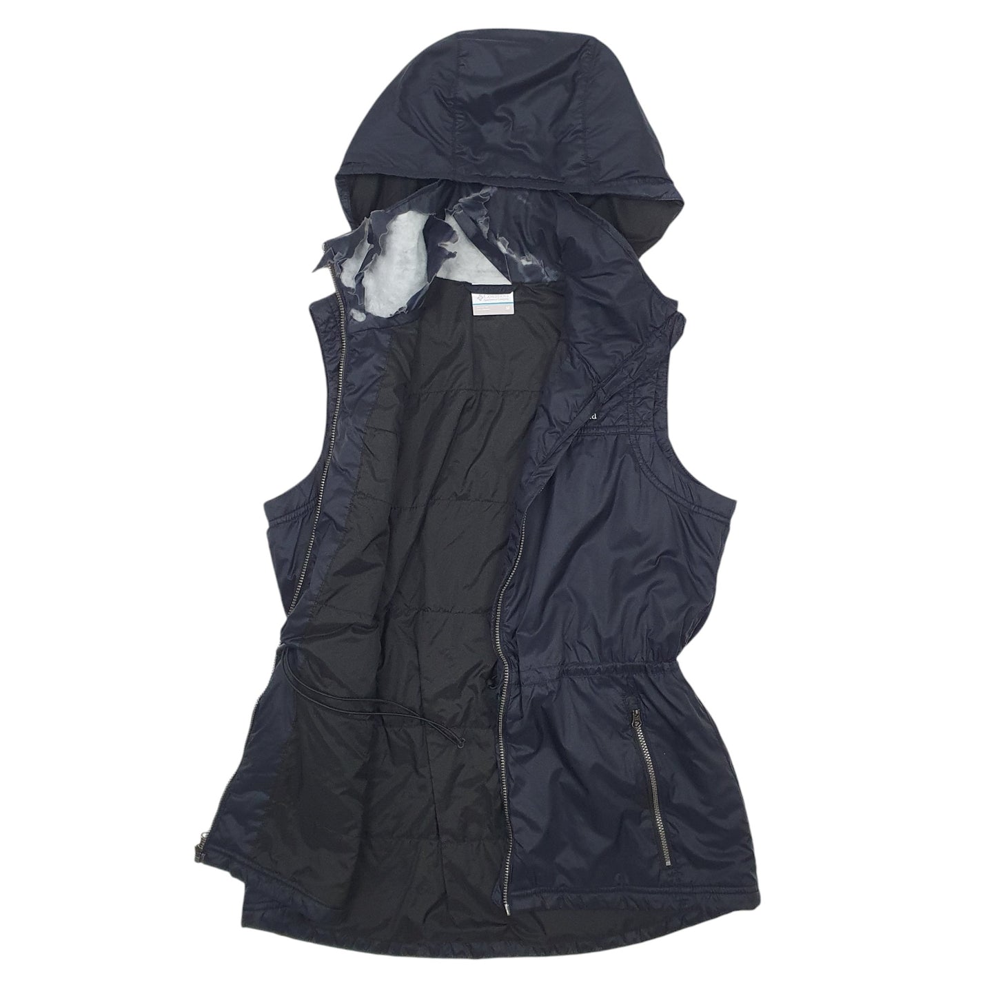 Womens Black Columbia Sportswear Company Hooded Padded  Coat