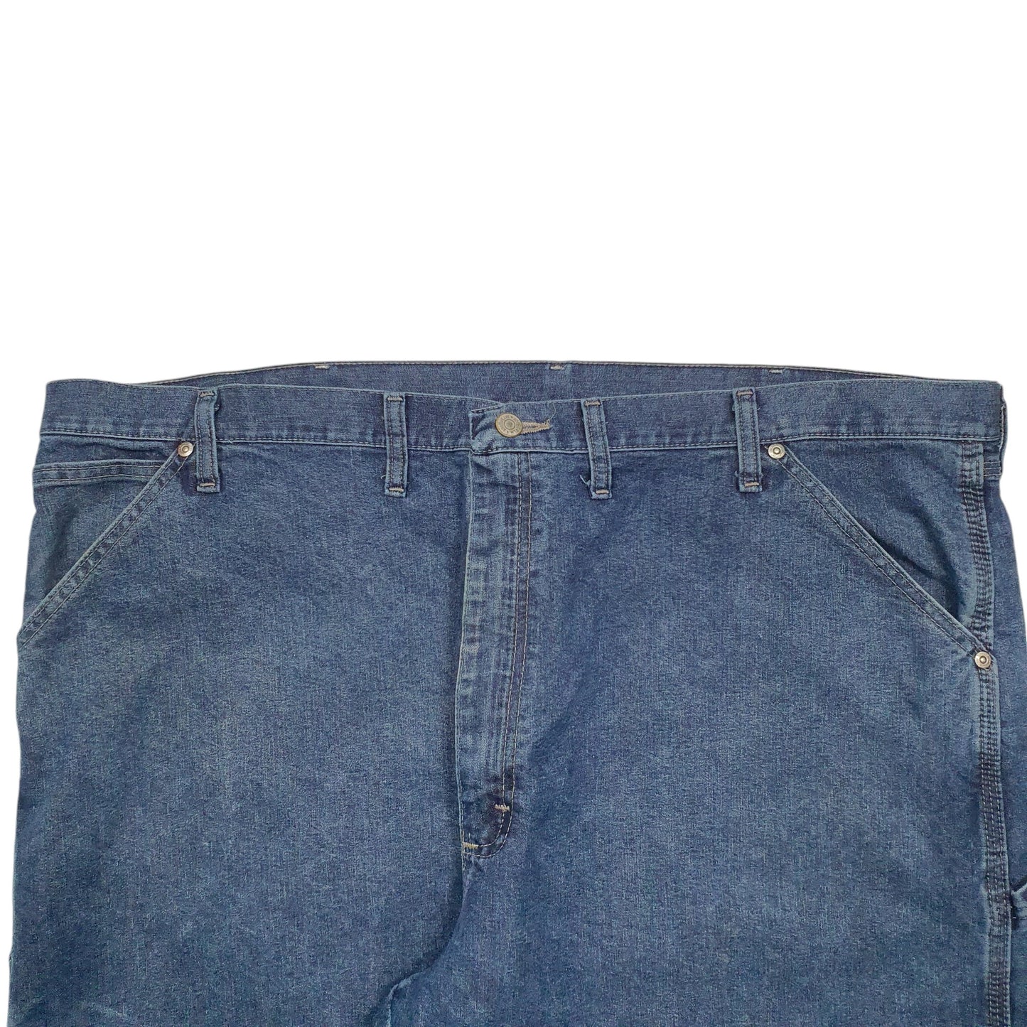 Mens Blue Wrangler Carpenter Workwear Relaxed JeansW44 L32