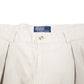 Mens Beige Polo Ralph Lauren Vintage 90s Double Pleated Chino Trousers