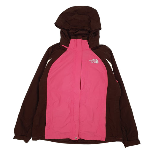 Womens Pink The North Face HyVent Crewneck Coat