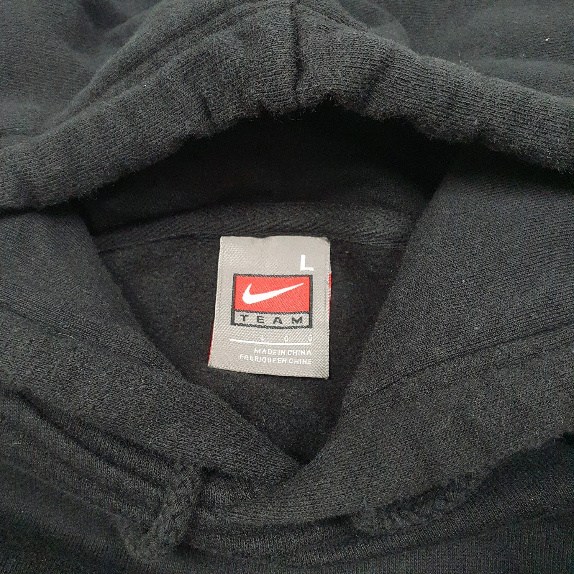 Mens Black Nike Vintage Team 2000s Army Black Knights Basketball Hoodie Jumper