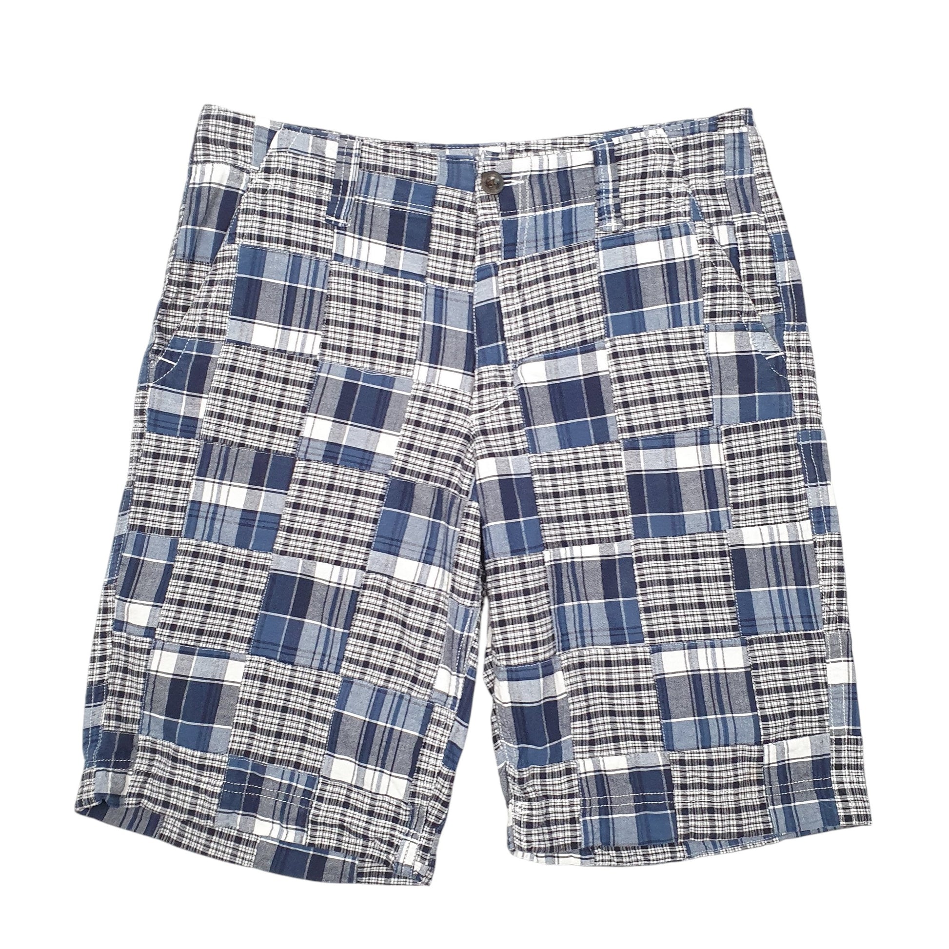 Mens Blue Old Navy Madras Ivy League Chino Shorts