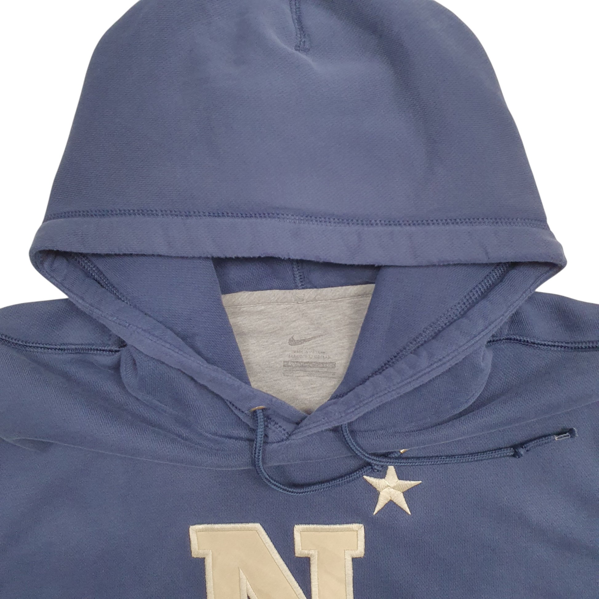 Mens Navy Nike Navy Spellout Hoodie Jumper