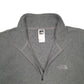 Mens Grey The North Face  Quarter Zip Jumper