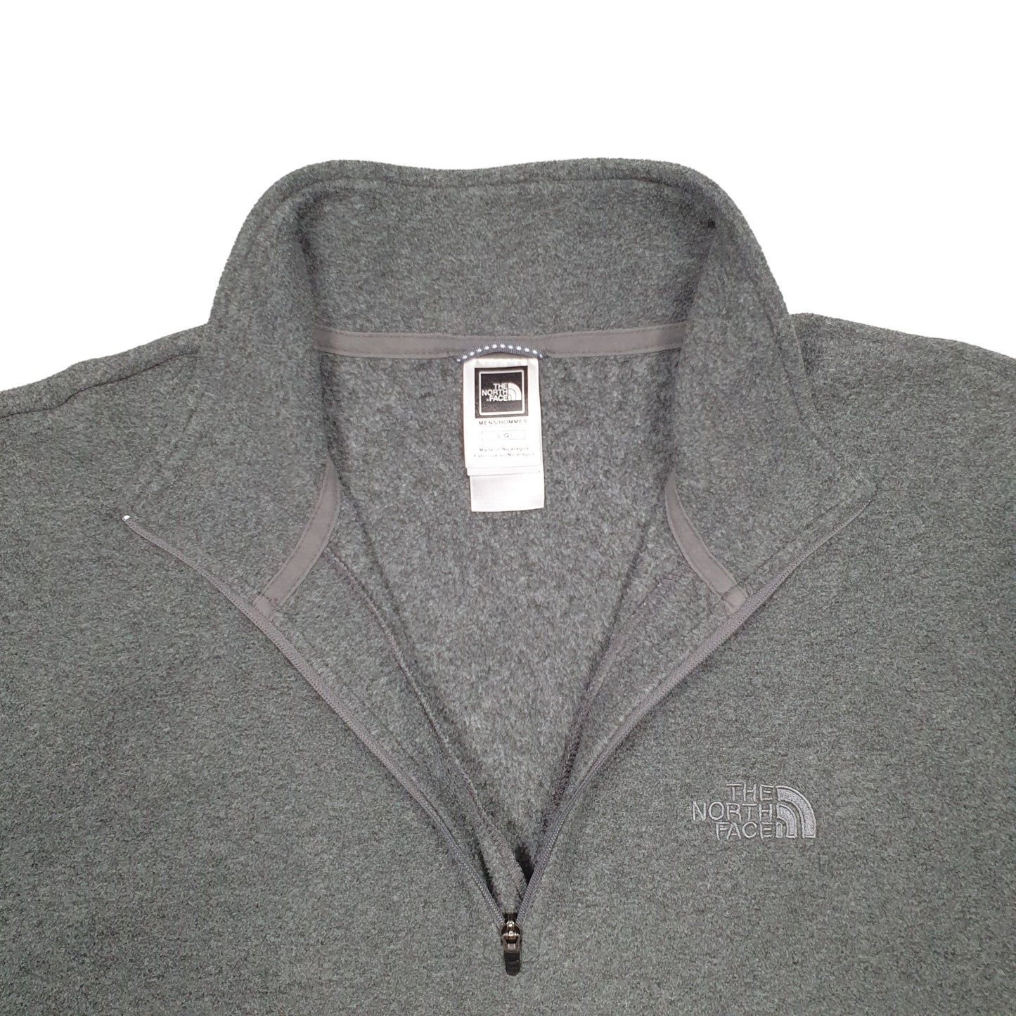 Mens Grey The North Face  Quarter Zip Jumper
