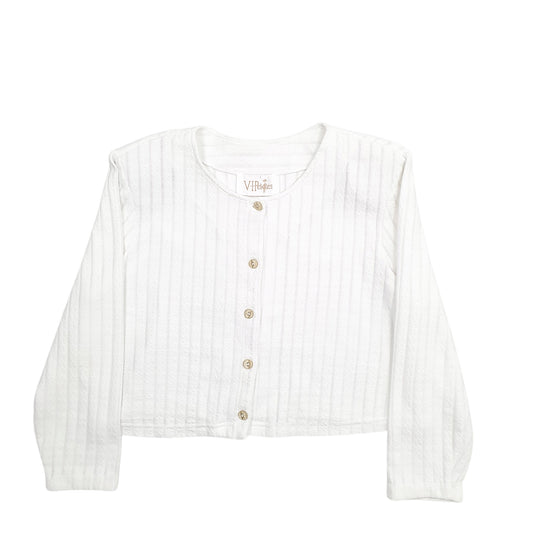 Womens White V.I.Petites  Cardigan Jumper