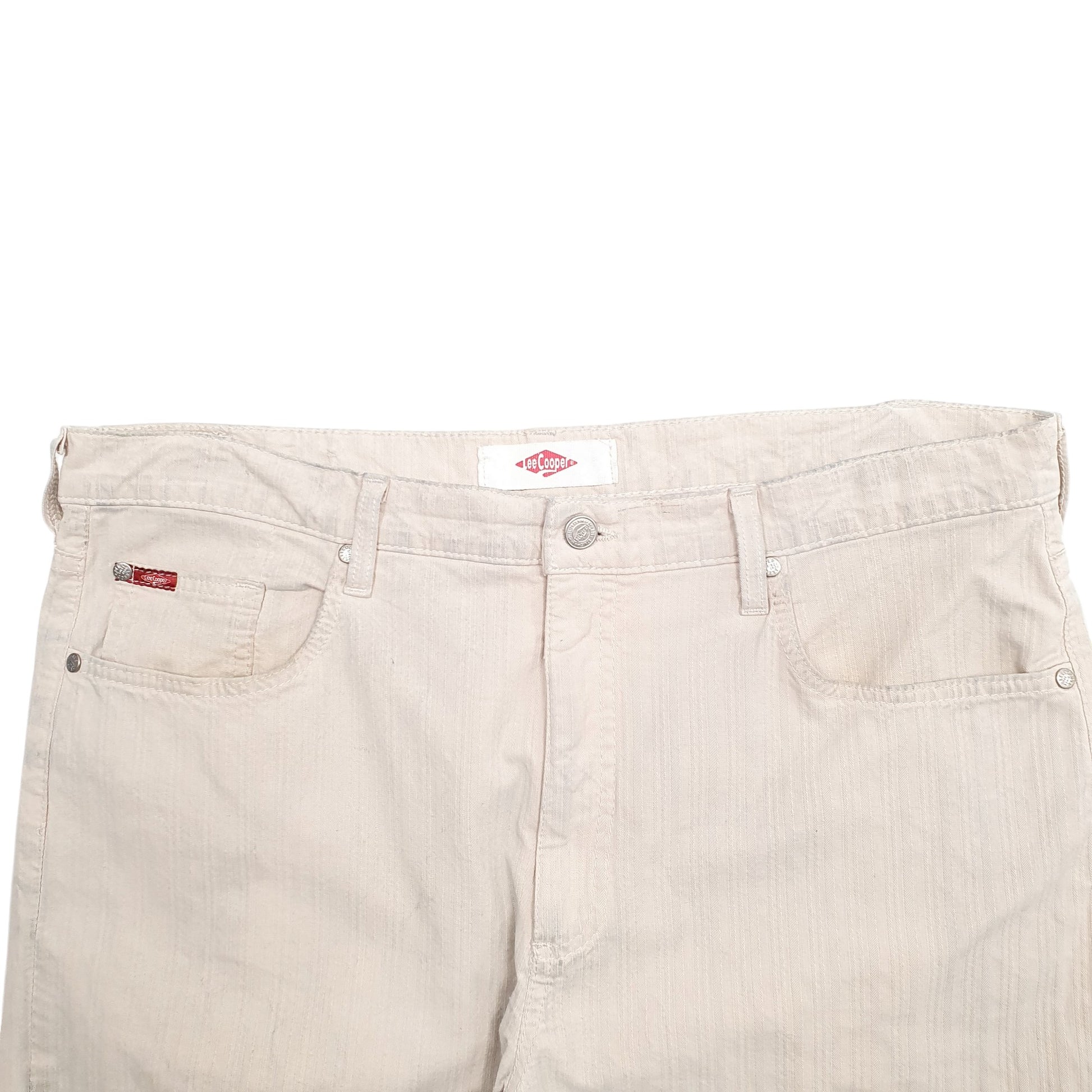 Mens Beige Lee Cooper  Casual JeansW38 L31