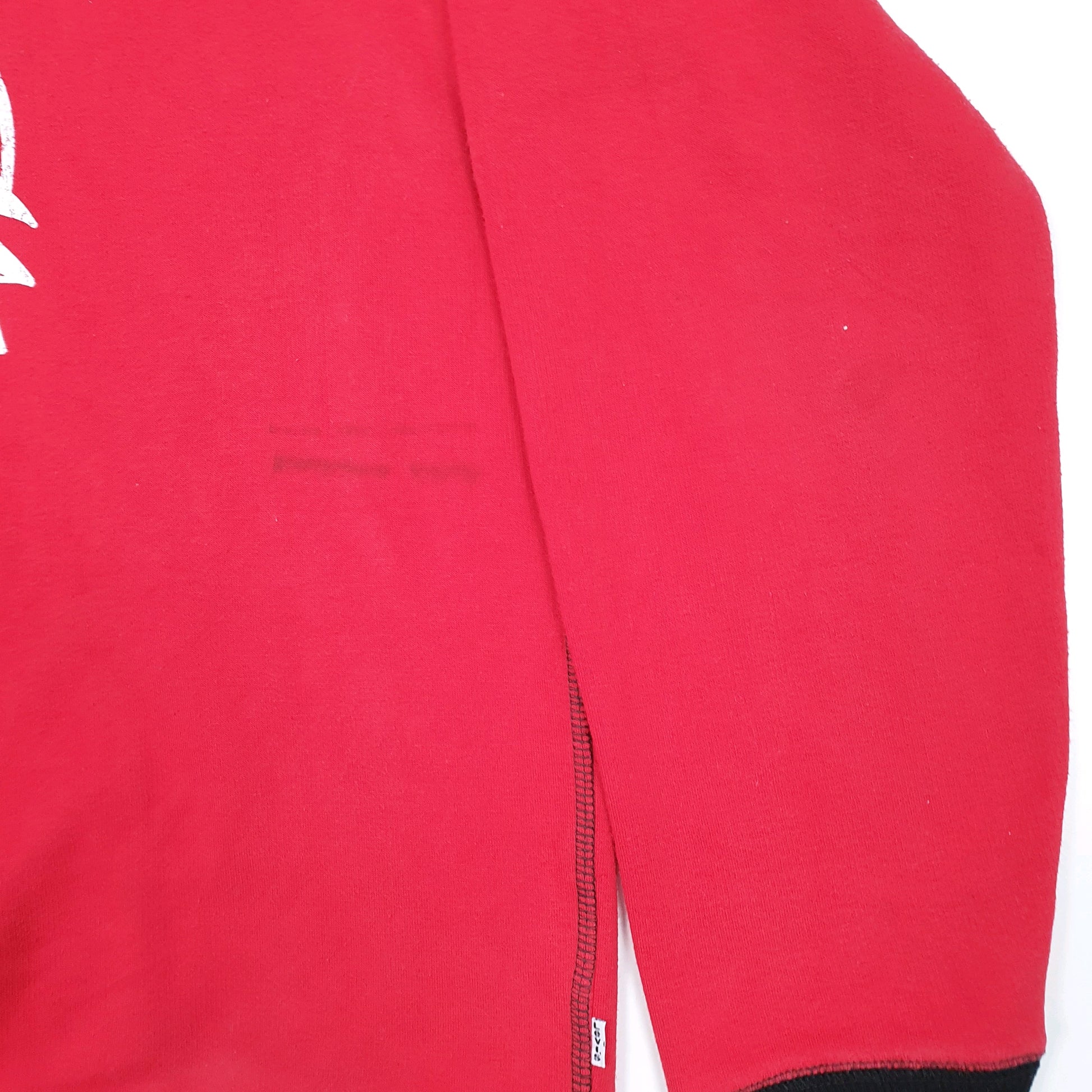 Mens Red Levis Union Made Crewneck Jumper
