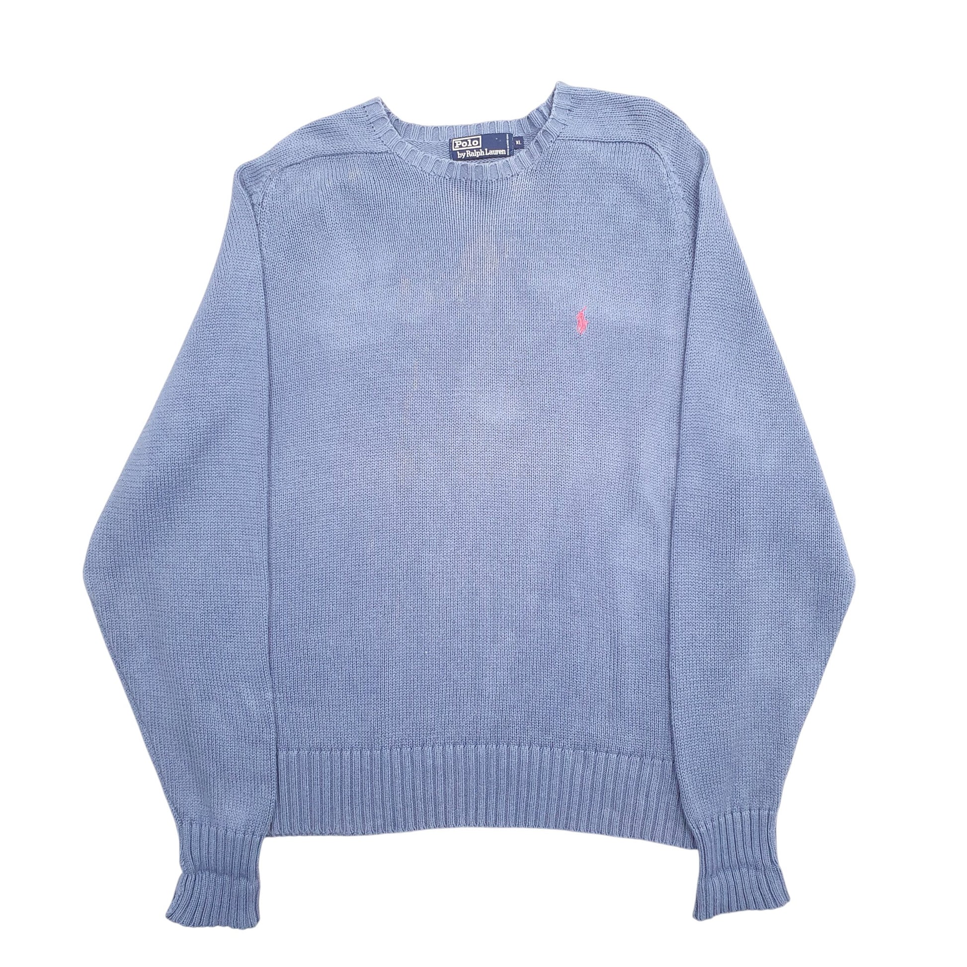 Mens Blue Ralph Lauren  Crewneck Jumper