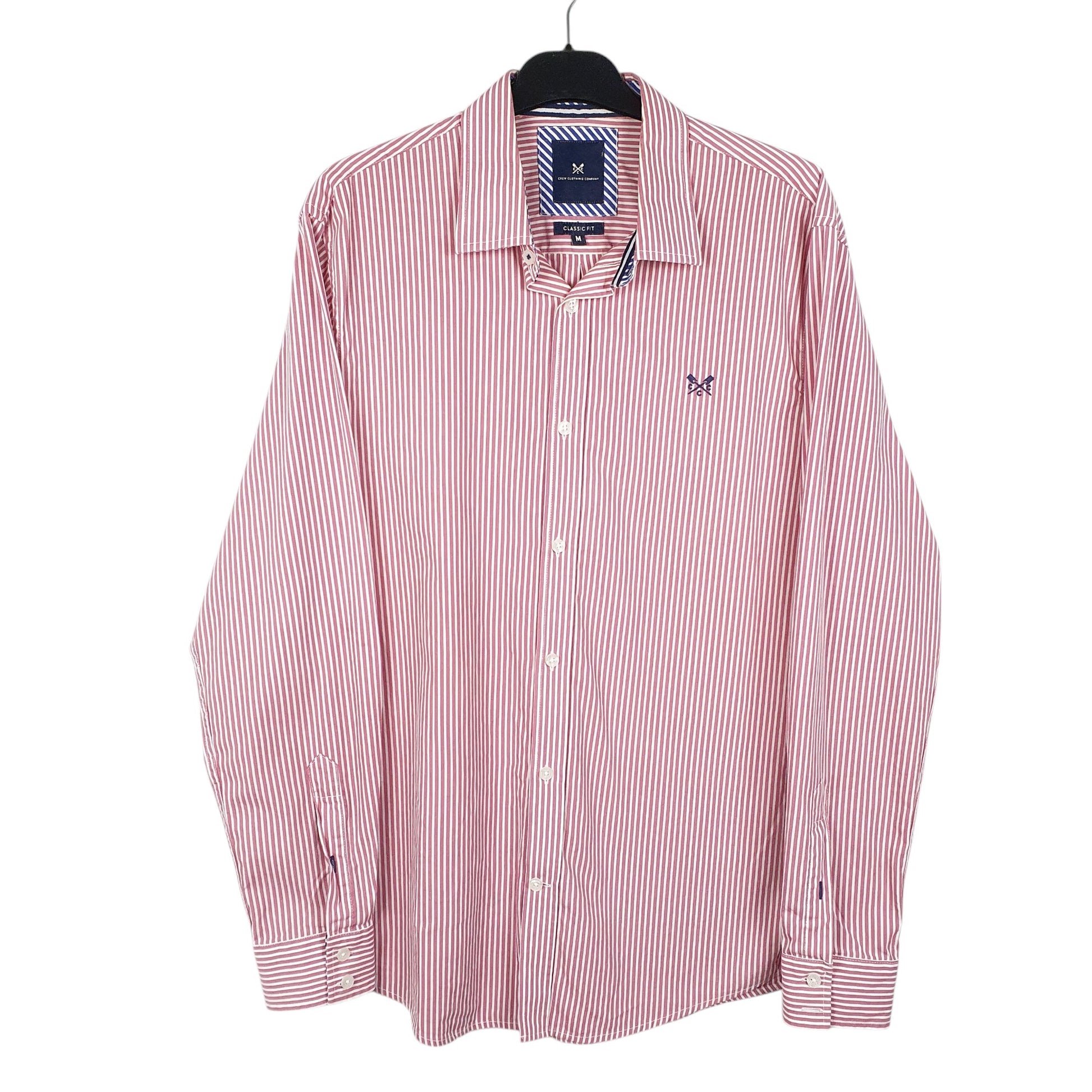 Mens Red Crew Clothing Company  Long Sleeve Shirt