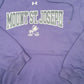 Mens Purple Under Armour Active Mount St Joseph Loose Workout Hoodie Jumper
