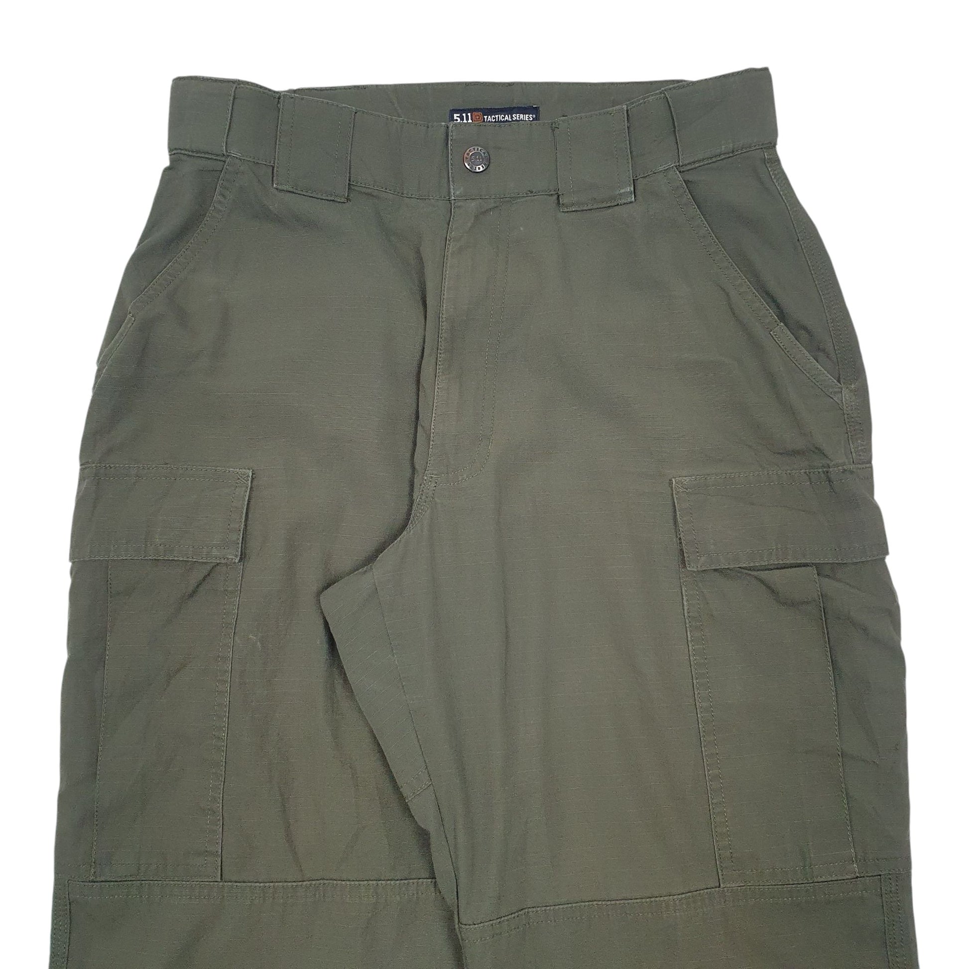 Womens Green 5.11 Tactical Workwear Cargo Trousers