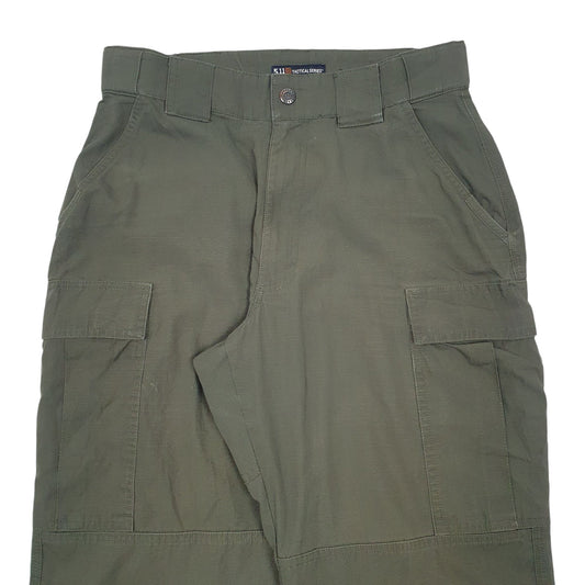 Womens Green 5.11 Tactical Workwear Cargo Trousers