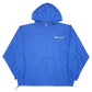 Mens Blue Champion Smock Pop Over Lightweight Hooded Hoodie Coat