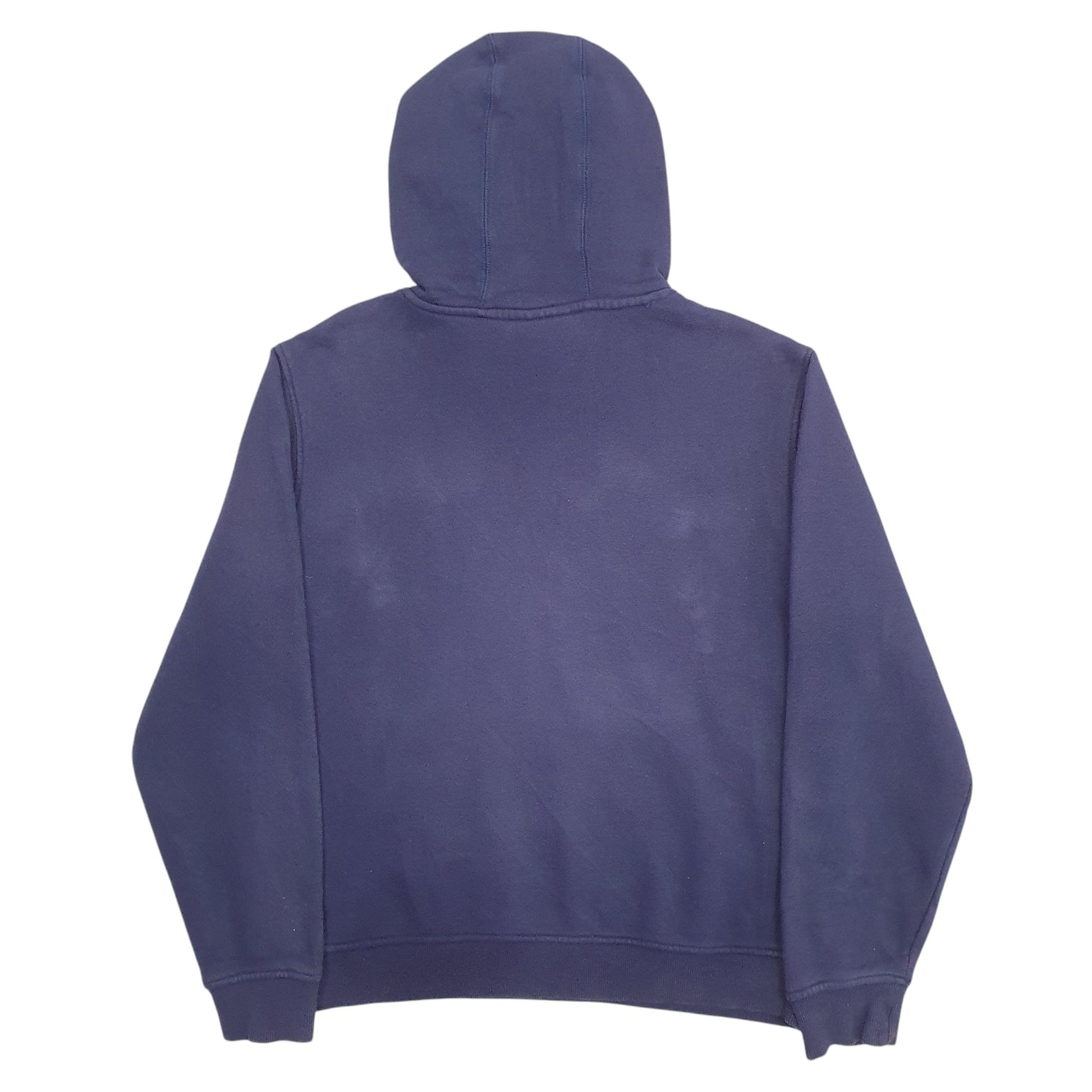 Mens Navy Fila Spellout Hoodie Jumper