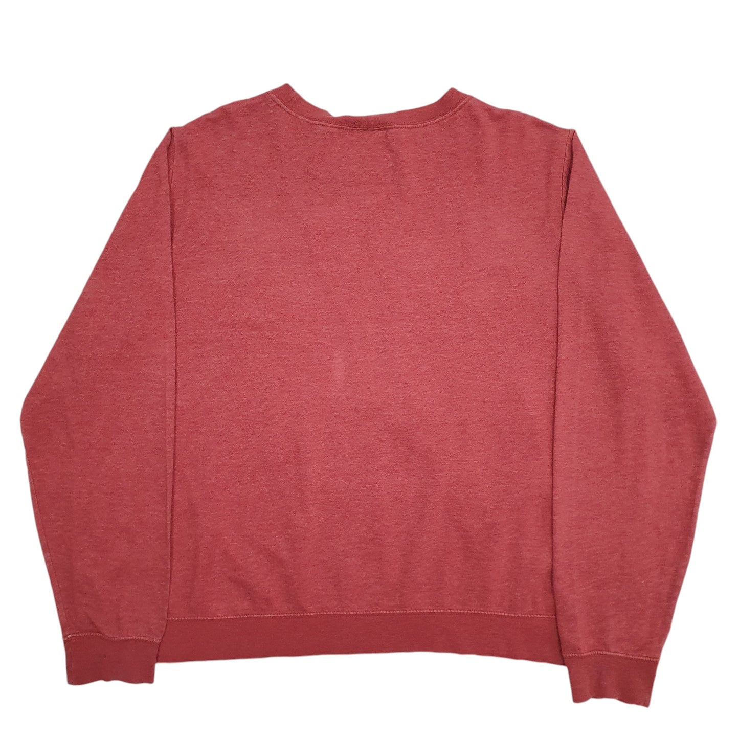 Mens Red Nike Spellout Crewneck Jumper